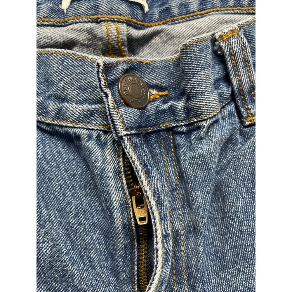 Blue Mountain Relaxed Fit Jeans Mens 40x32 (Fits 36x30) Blue Denim Straight Leg